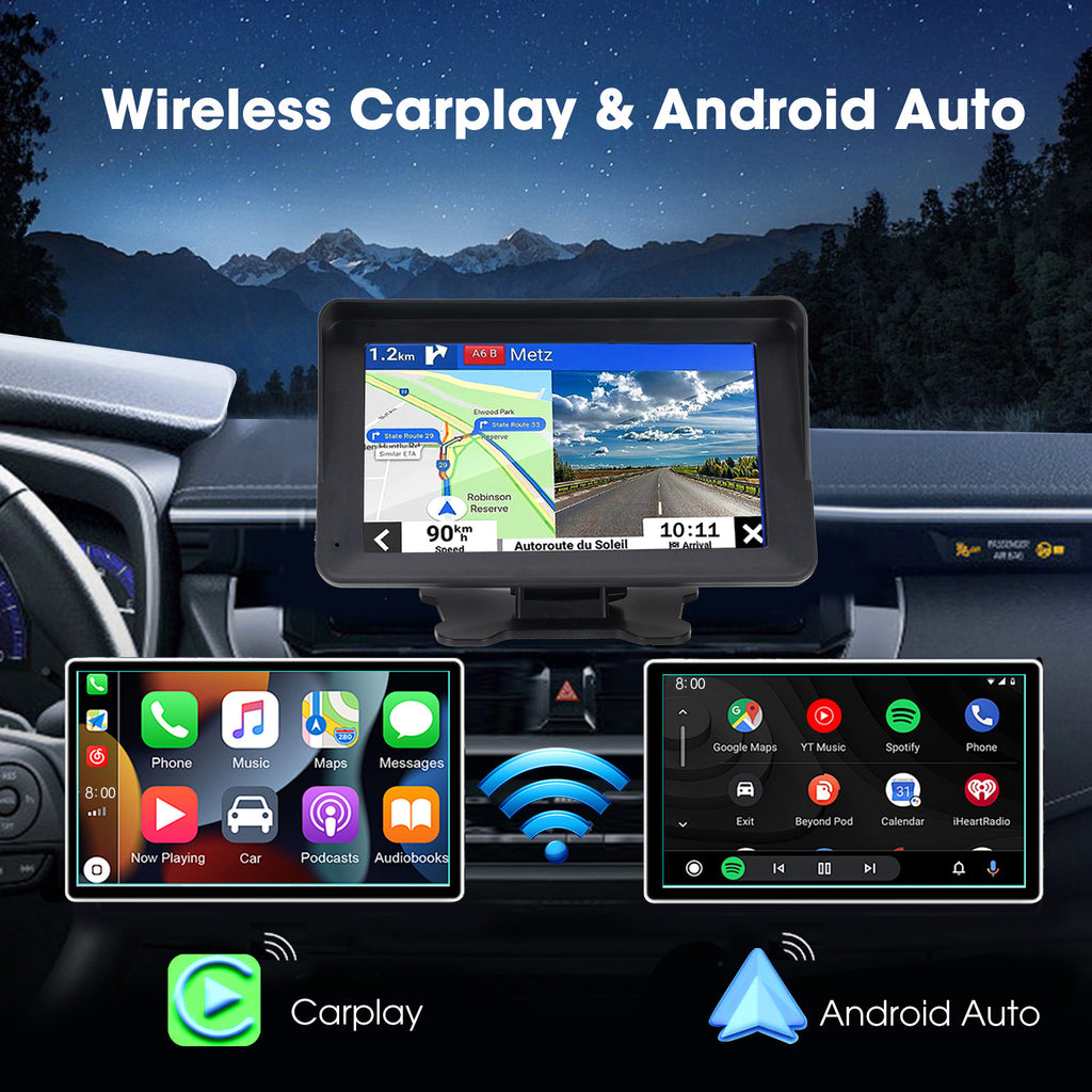 7inch Wireless Carplay Navigation Device