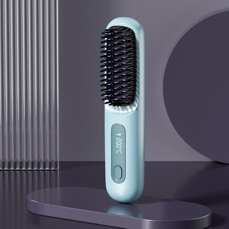 Rechargeable Hair Straightening Comb