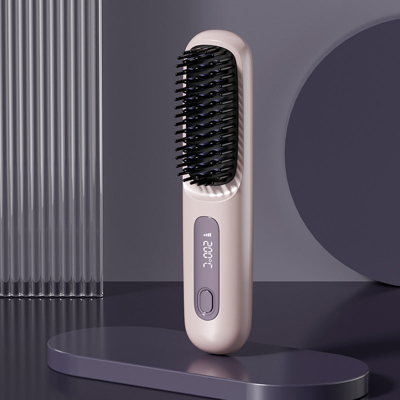 Rechargeable Hair Straightening Comb
