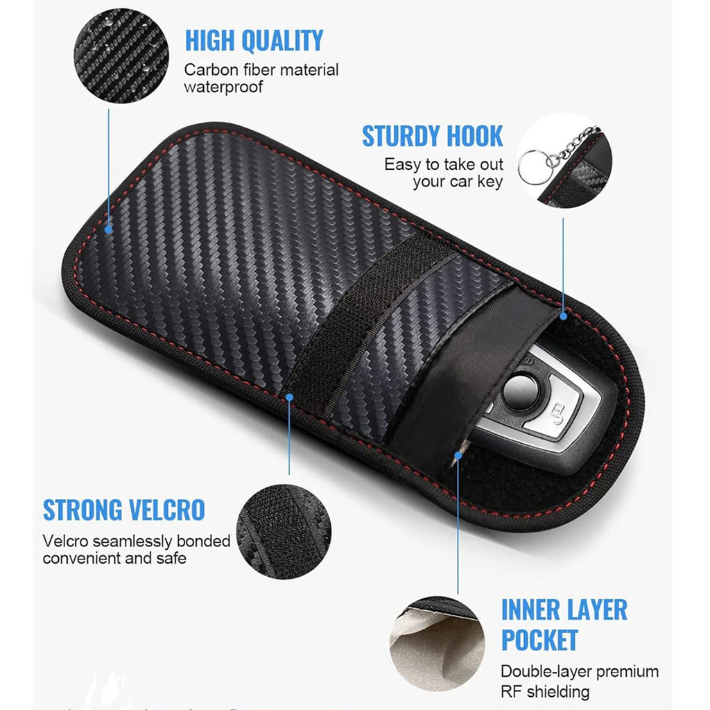 RFID Carbon Fiber Signal Blocking Bag